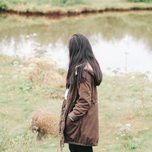 Forever 21 Shearling Anorak Parka Winter Coat